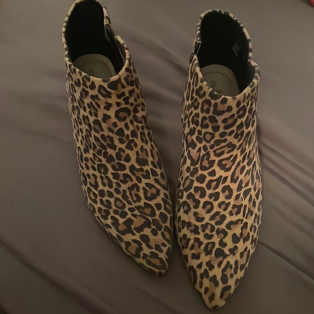 Clarks Cheetah Print Heels